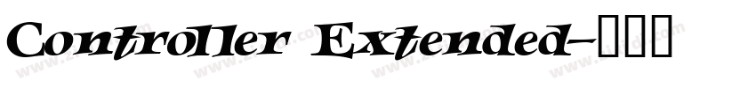 Controller Extended字体转换